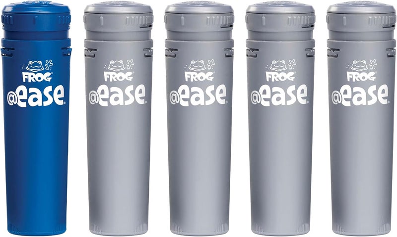 Frog @Ease in-Line Mineral Cartridge + 4 in-Line SmartChlor Cartridges for Hot Tubs up to 600 gallons for use in Marquis, Caldera, Artesian and Hot Springs Spas; Hot Tub Sanitizer, Cyanuric Acid Free - Image 1